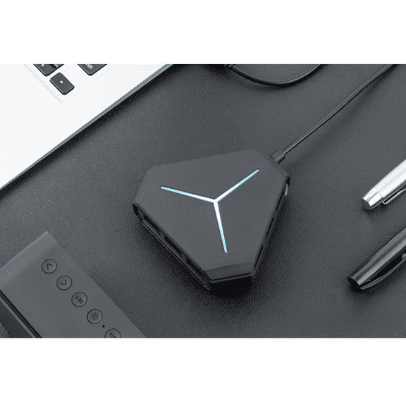 USB HUB Adapter w/ Memory Card Reader Writer & USB 3.0 HUB Combo - Supports High Speed SD MS Micro M2 CF Card Reader For Macbook, Laptop, Desktop - Includes USB Cable 5 Gbps Speed