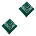 thumbnail image 1 of Sonducket Pañuelo de anacardo unisex Pañuelo cuadrado elegante Paisley Diadema con patrón Pañuelo Accesorios de flores Regalos Verde oscuro Verde oscuro 2piezas Sonducket CBP265227, 1 of 5