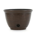 thumbnail image 4 of Liberty Garden 100 Foot Wicker High Density Water Hose Storage Pot, Bronze, 4 of 13