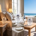 thumbnail image 3 of Yardvibe Artisanal Ringed Glassware, 3D Stemless Wine Glasses, Handcrafted Marine Animal Bar Glass, Coastal Home Decor Gift for Ocean Lovers (W), 3 of 6