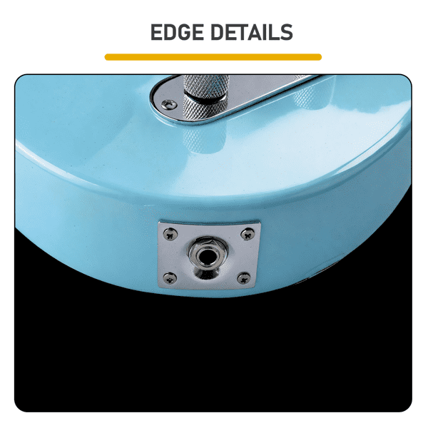 Maple Fingerboard Electric Guitar SS Pickup, Transparent Sky Blue