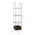 thumbnail image 3 of Raised Garden Bed with Trellis, 69.7" Self-Watering Planter Box, Tomato Planters for Climbing Plants, Vegetables, Flowers - Outdoor Elevated Plant Container, 3 of 9