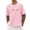 Pink, variant on Graphic Letter Print Tee for Daily Casual Wear Men T-Shirts Classic Short Sleeve Crewneck Top Men's Loose Fit Shirts