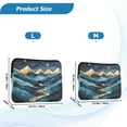 thumbnail image 4 of FORMRS 13-13.3 inch Laptop Sleeve Case Soft Carrying Quilted Computer Bag Cover, Dark Mountains, 4 of 7