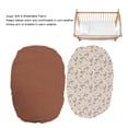 thumbnail image 3 of 2 Pack Bassinet Fitted Sheets, Universal Fit Soft Breathable Bassinet Mattress Protector, 3 of 7