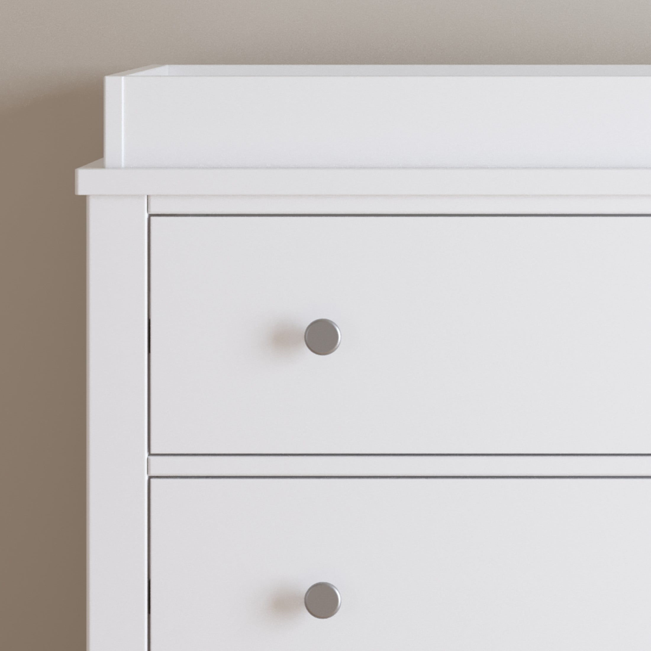 Child Craft Camden Crib and Dresser Nursery Set, 4-in-1 Convertible Crib with 3-Drawer Dresser, Matte White, 2-Piece