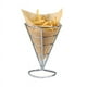 thumbnail image 2 of Estante para papas fritas de un solo cabezal de hierro galvanizado, canasta cónica para restaurante, marco de exhibición para hotel, estante para alimentos pequeños, taza individual y doble para, 2 of 5