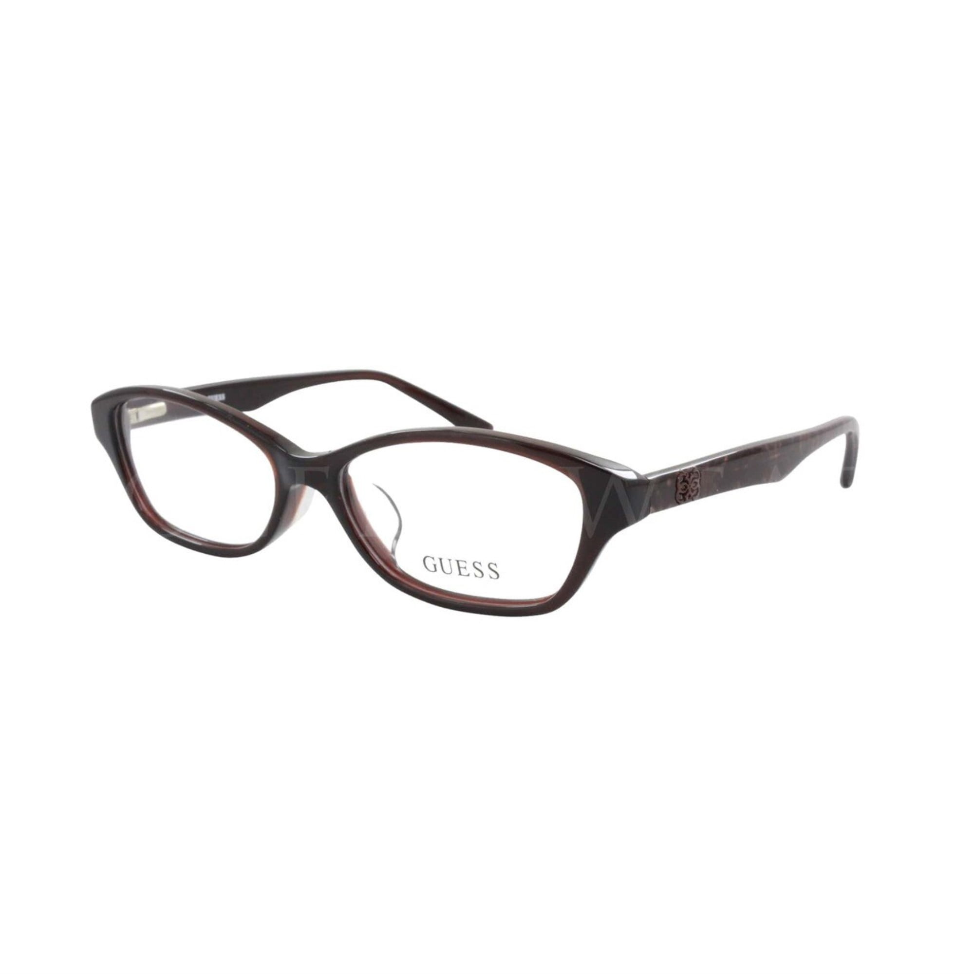 NEW Guess GU 2417 BRN 52mm Brown Optical Eyeglasses Frames 