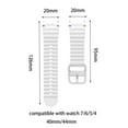 thumbnail image 3 of BotaniNest Soft Silicone Replacement Band Strap For Smart Watch Fitness Wristband Universal Comfortable Design, 3 of 6