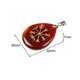 thumbnail image 5 of Colgante Cadena Colgante Adorno duradero Artesanía de bricolaje Joyería Artesanía de bricolaje Fabricación de coleccionables para cumpleaños Rojo mayimx COLLAR COLGANTE, 5 of 8