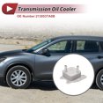 thumbnail image 3 of Enfriador de aceite de motor Unique Bargains para Nissan Rogue 2015-2016 2.5L L4, enfriador de aceite de transmisión con 2 juntas tóricas No.213053TA0B de aleación de aluminio, 3 of 6