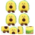 thumbnail image 4 of Monedero de felpa con forma de aguacate de 4 piezas Monedero encantador Monedero elegante para niña, 4 of 5