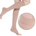 thumbnail image 4 of HJQEQVD Men Women Compression Toeless Socks Knee High Support Stockings Open Toe S/M, 4 of 4