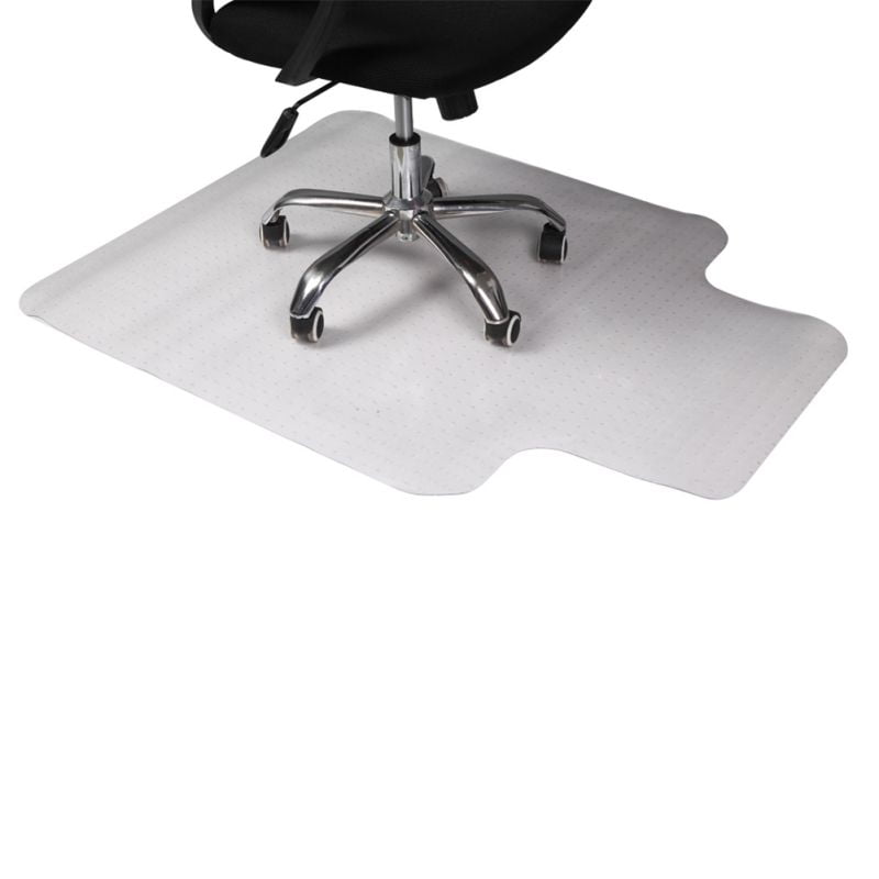 Thicker PVC Home Office Chair Mat Studded Lip Fr Carpet Floor Clear 48"x36" Rugs