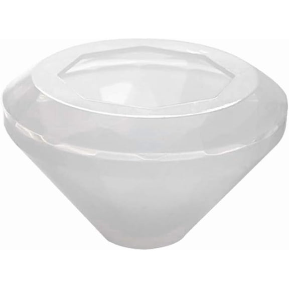 Diamond Silicone Mold, 2.75 Inch Crystal Shaped Resin Mold for DIY Epoxy Resin, Candle, Soap, Jewelry Crafts
