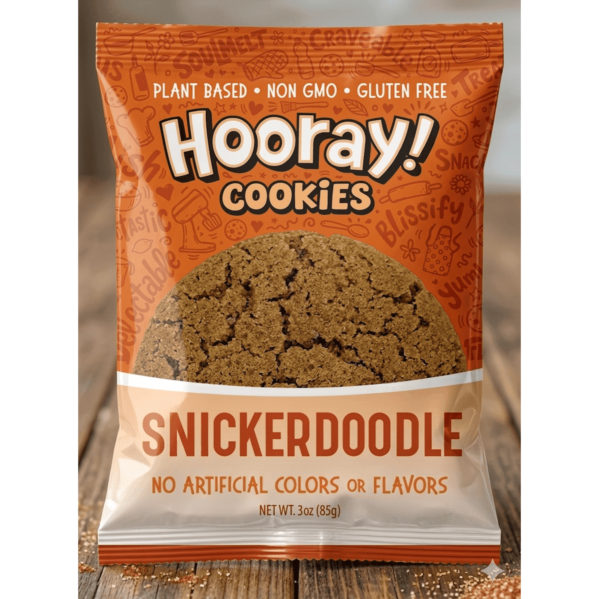 Sun Flour Baking Company Snickerdoodle Cookies Gluten-Free 12 Count