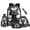 Black Cat Gothic, variant on Yuyamidu Gothic Black Cat Backpack for 4th-5th Grade Girls Ages 8-10, 17 Inch Lightweight Sturdy Bookbag with Lunch Box, Pencil Case, Water Bottle Holder & Keychain, Set of 5, Back to School