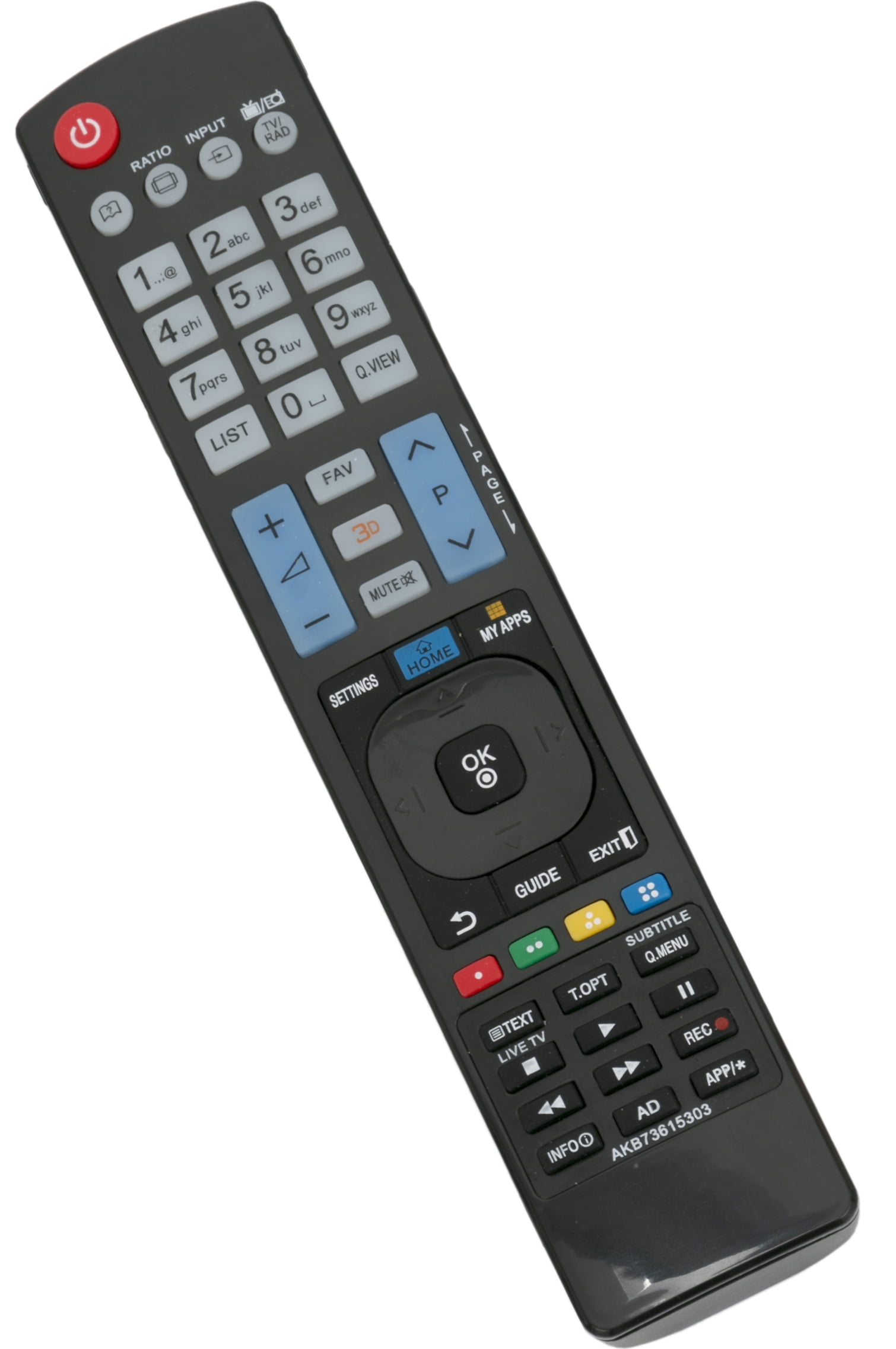 ALLIMITY AKB73715634 sub AKB73715601 Telecomando Sostituito per LG 3D Smart TV LG50PB660V 60LN575S 58UF8307 50LN575S 47LN613S 47LN575S 42LN613S 42LN578V 42LN577S 42LN575S 42LN570S 42LA8609 39LN575S