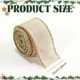 thumbnail image 6 of Wired Ribbon, Christmas Tree Decor Ribbon,Gift Wrapping Ribbon, Craft Bows Xmas Holiday Decorations, Long Wired Edge Ribbon for Festive Crafts Christmas Bows Wreath Decorations, 1.8", 6 of 9