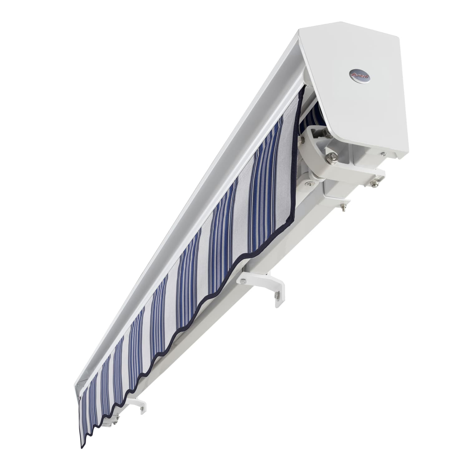 Awntech Destin with Hood Left Motor with Remote Motorized Retractable Awning