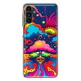 thumbnail image 1 of MUNDAZE Samsung Galaxy A13 Shockproof Clear Hybrid Protective Phone Case Neon Rainbow Psychedelic Trippy Hippie Bomb Star Dream, 1 of 5