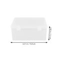 thumbnail image 2 of FUTUREORYY 3Pcs Transparent Hard Card Protectors Storage Box with Stackable Design for Desktop Organization, 2 of 8