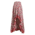 thumbnail image 2 of Aayomet Midi Skirts For Women Women's High Waist Pleated Skirt A line Swing Midi Skirt,Red M, 2 of 5