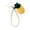 Pineapple, variant on Kids Friendly Fruit Designs Phone Lanyard Secure Anti Drop Crafted Yarns Cord Beaded Key Chain For Children Students
