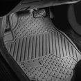 thumbnail image 2 of FH Group Ensemble de 3 Tapis de Sol en Caoutchouc Résistant pour Auto Berline SUV Van, Complet, 2 of 6
