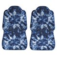 thumbnail image 5 of KAKALAD Dark Blue Tie Dye 03 Car Accessories Seat Covers Set Vehicle Seat Covers Universal Front Seats Protector 2 Pcs, 5 of 9