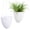 White, variant on SLYNSHome Hanging Planters for Indoor Plants,Eggs Shaped Hanging Baskets Holder Plant Pots for Garden Hanging Plant Flower Pots