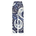 thumbnail image 5 of TRUBKH joggers for women linen pants women sweatpants women Women's Spring And Autumn Casual Trendy Loose Autumn Fragrance Long Pants summer clothes summer pants for women 2025 Blue L, 5 of 5