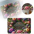 thumbnail image 1 of Dsscvnef 3D Floral Print Doormat Set Modern Bath Rug Entryway Carpet High Absorbency Machine Washable Floor Mat Indoor Non-, 1 of 4
