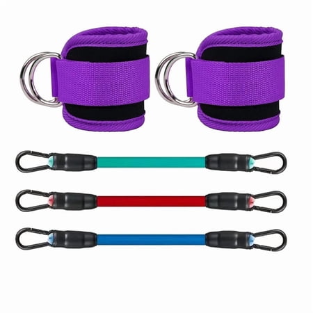 HAN.1 Ankle Straps Resistance Bands Set Fitness Workout Exercise Equipment Ankle Weight Yoga Elastic Fitness Band For Gym Man Woman