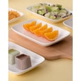 thumbnail image 3 of Appetizer Plates Rectangular White Set of 6 8 Inch, 3 of 6