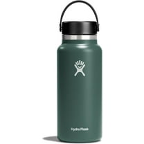 Hydro Flask Vacuum Insulated Stainless Steel Water Bottle Flask - Closeable Lid - Wide Mouth - 32 oz - Fir
