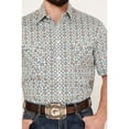 thumbnail image 3 of Panhandle Men's Rough Stock By Distressed Southwestern Short Sleeve Stretch Beige/Khaki X-Large, 3 of 4