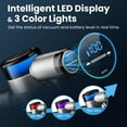thumbnail image 4 of INSE Cordless Vacuum Cleaner, 55min Max Runtime, 400W/30Kpa Rechargeable Stick Vacuum with LED Display, 4 Suction Modes with Smart Adjustment Handheld Vacuum Cordless for Carpet Floor Pet Hair, 4 of 9