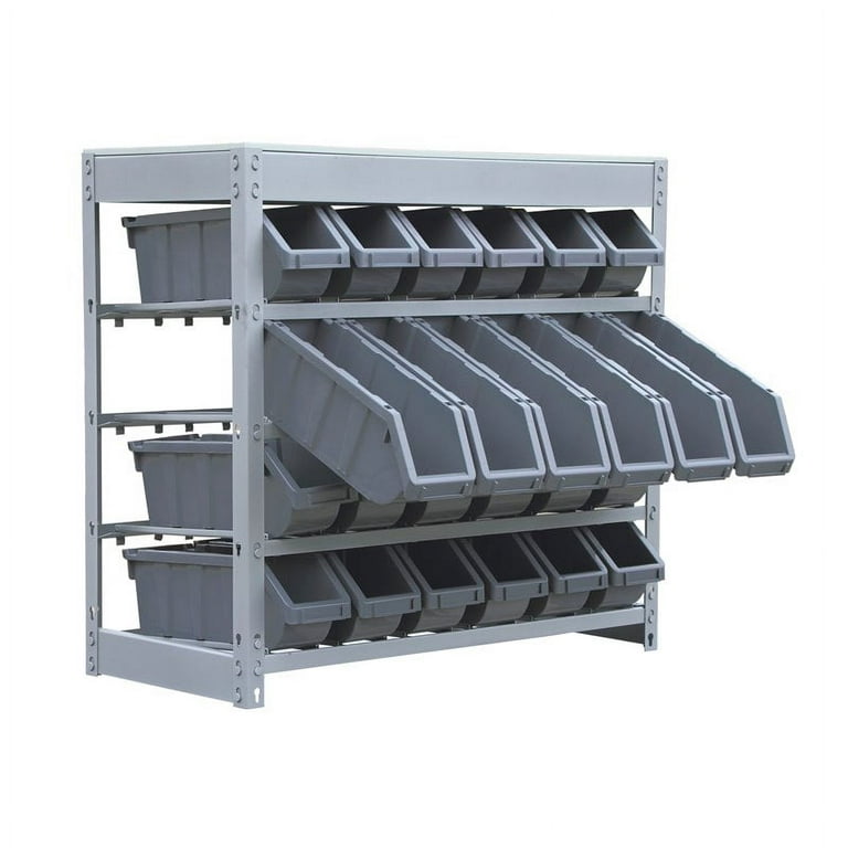 King 2045-0 Part And Hardware Storage Rack With 24 Removable Bins at  Sutherlands