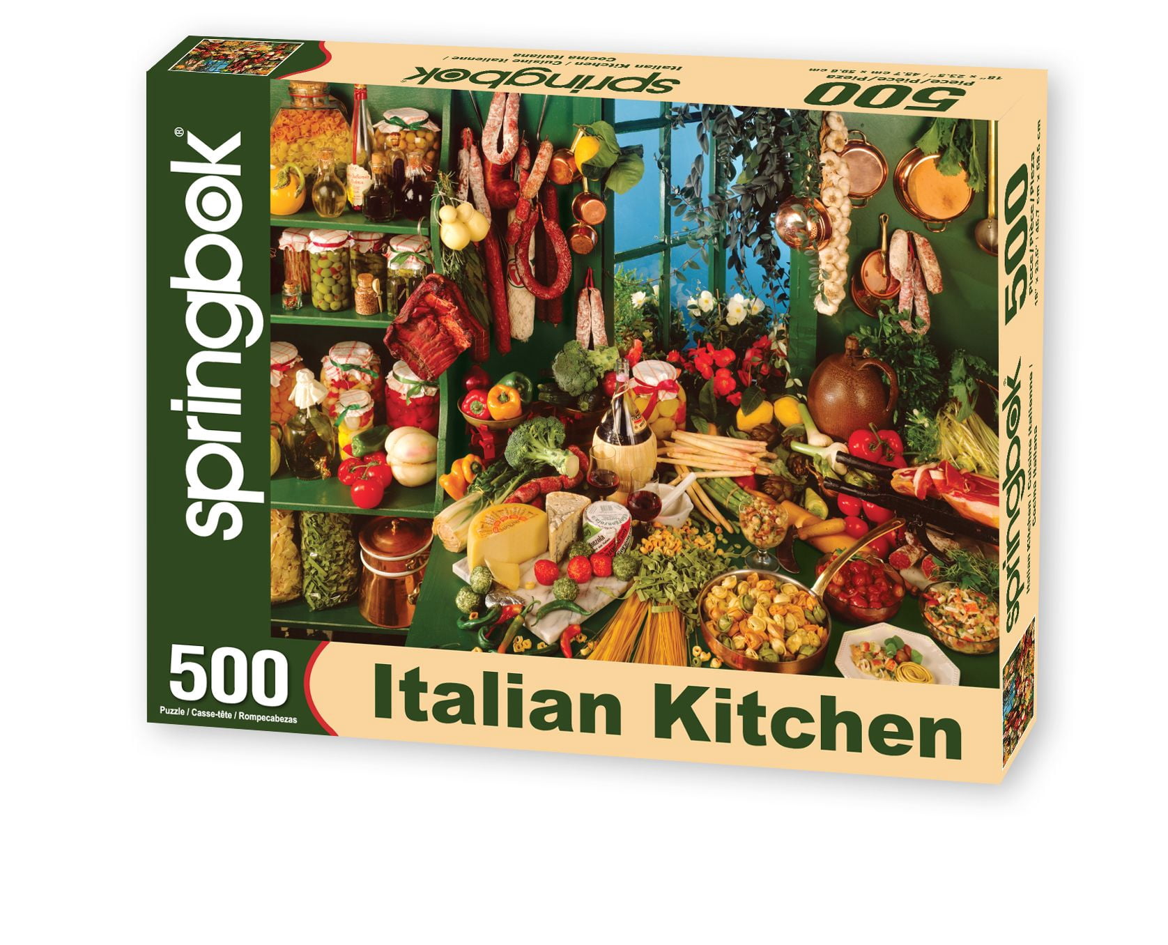 Springbok 500 Piece Italian Kitchen Jigsaw Puzzle for Adults