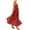 A-Red, variant on Women Striped Sleeveless Maxi Dress Swing Cutout Midi Dress Backless Smocked Spaghetti Strap Boho Flowy Sundress