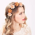 thumbnail image 3 of ZYNERY 5PCS Flower Crown Headbands Flower Headbands for Women Girls, Multicolour Flower Hair Wreath Floral Headpieces Festival Hair Accessories for Wedding Party Festival, 3 of 10