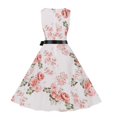 thumbnail image 3 of LEEYNEER Summer Dresses New Arrival Ladies Sundress for Women Beach Floral Print Sleeveless Tank Swing Robe, 3 of 8
