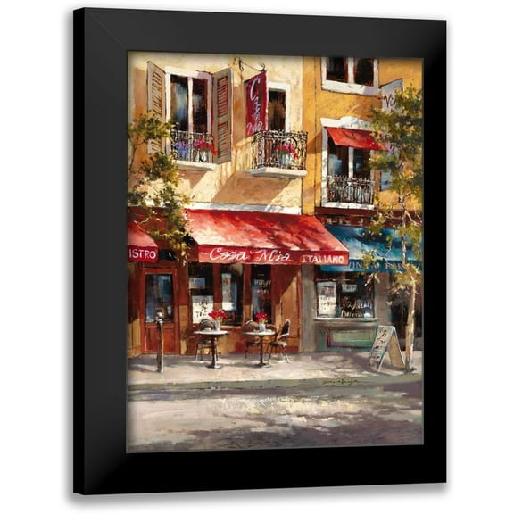 Heighton, Brent 12x14 Black Modern Framed Museum Art Print Titled - Casa Mia Italiano