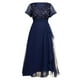 thumbnail image 5 of Vestido Pinup Fashion para madre de la novia, talla grande, azul marino, 5 of 7