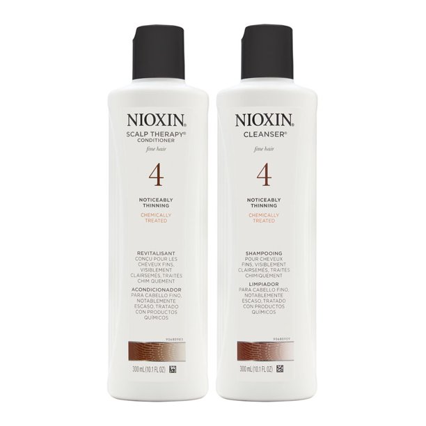 Nioxin Nioxin System 4 Duo Cleanser + Scalp Therapy, Fine, Chemically