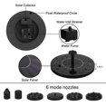 thumbnail image 4 of Solar Fountain, 1.5W Solar Pond Pump with 6 Fountain Styles Sola, 4 of 4