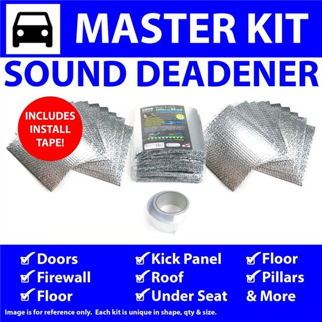 Heat & Sound Deadener for 1950-1954 Nash Rambler Truck Master Kit with Tape