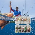 thumbnail image 1 of Metal Fishing Sequins Hooks with Feather Attractants for Angling Tackle and 10PCS, 1 of 5