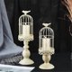 thumbnail image 5 of 2PCS Retro Bird Cage Candle Holder Metal Iron Art Candlestick Black, 5 of 5